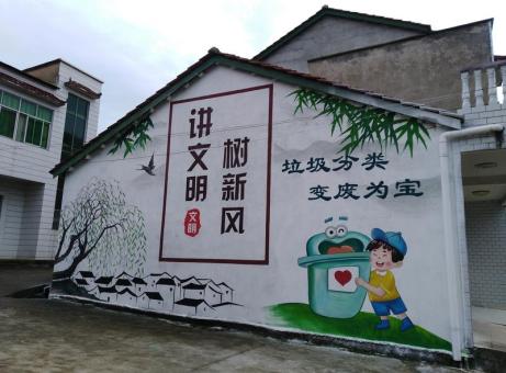 宜章墙绘是现在流行的墙体广告