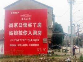 宜章墙体广告在乡镇、农村市场的媒体优势