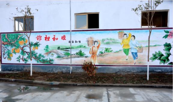 宜章乡镇文化墙 乡风文明焕发新活力